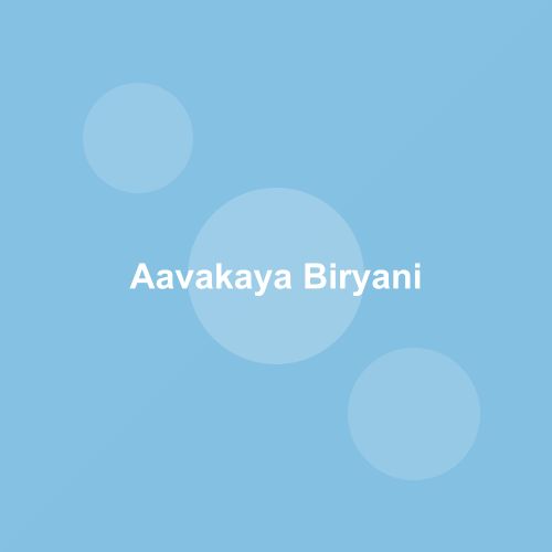 Avakaya Biryani — Andhra Pradesh